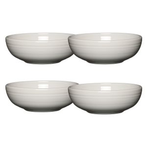 Fiesta White Set of 4 Bistro Coupe 7 5/8-Inch 38OZ Medium Bowls
