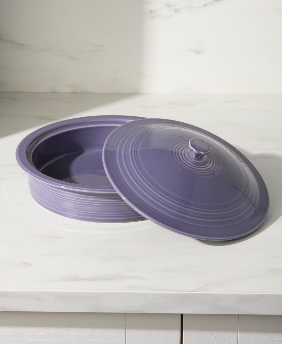 Fiesta Lavender Small 10 Inch Round Covered Casserole 1.4 Quart - Image 2
