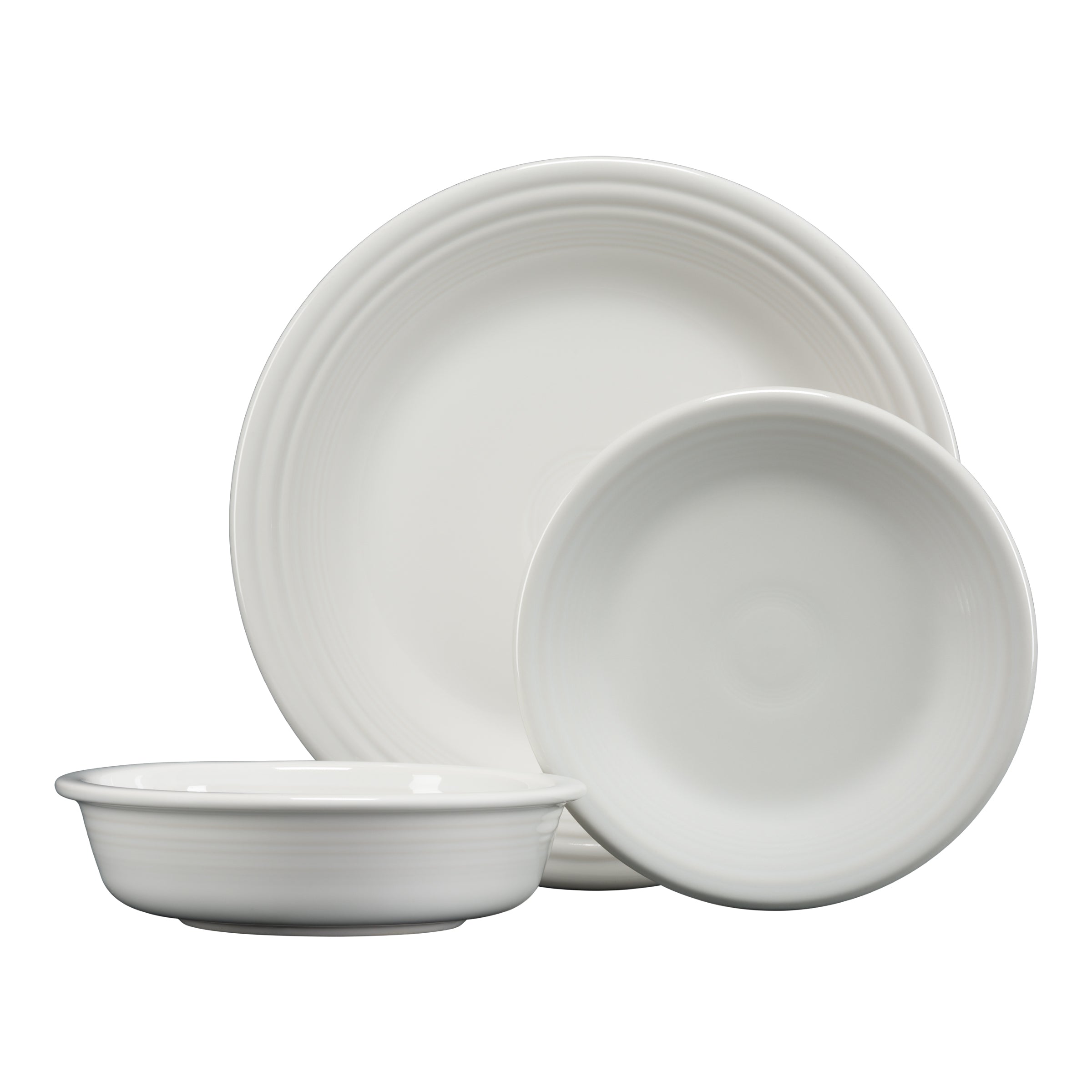 Fiesta Classic Rim 3-Piece Dinnerware Set, Service for 1