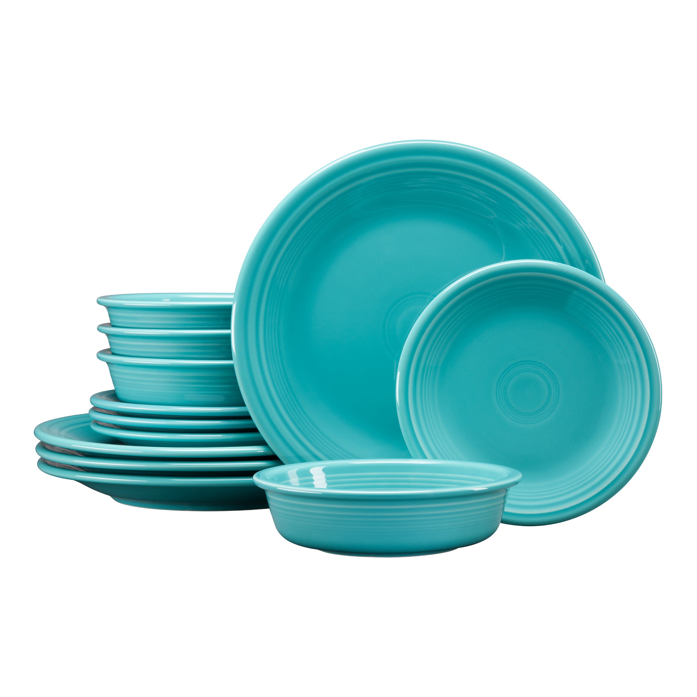 Fiesta Classic Rim 12-Piece Dinnerware Set, Service for 4 - Image 7