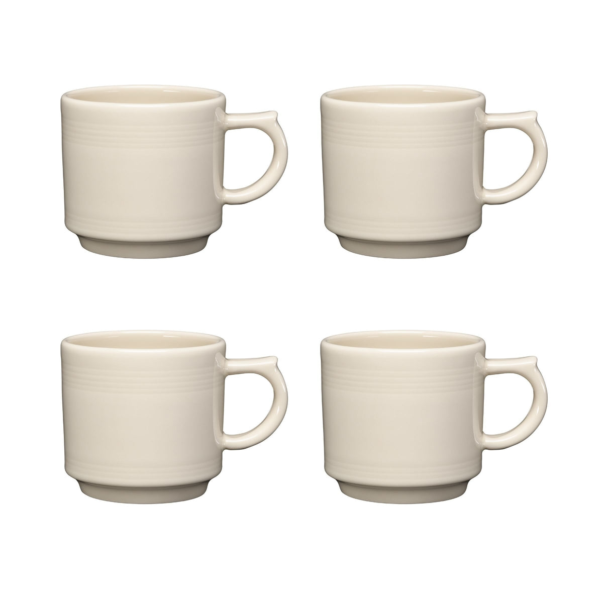 Fiesta Linen 16 OZ Set of 4 Stackable Mug Set - Image 3