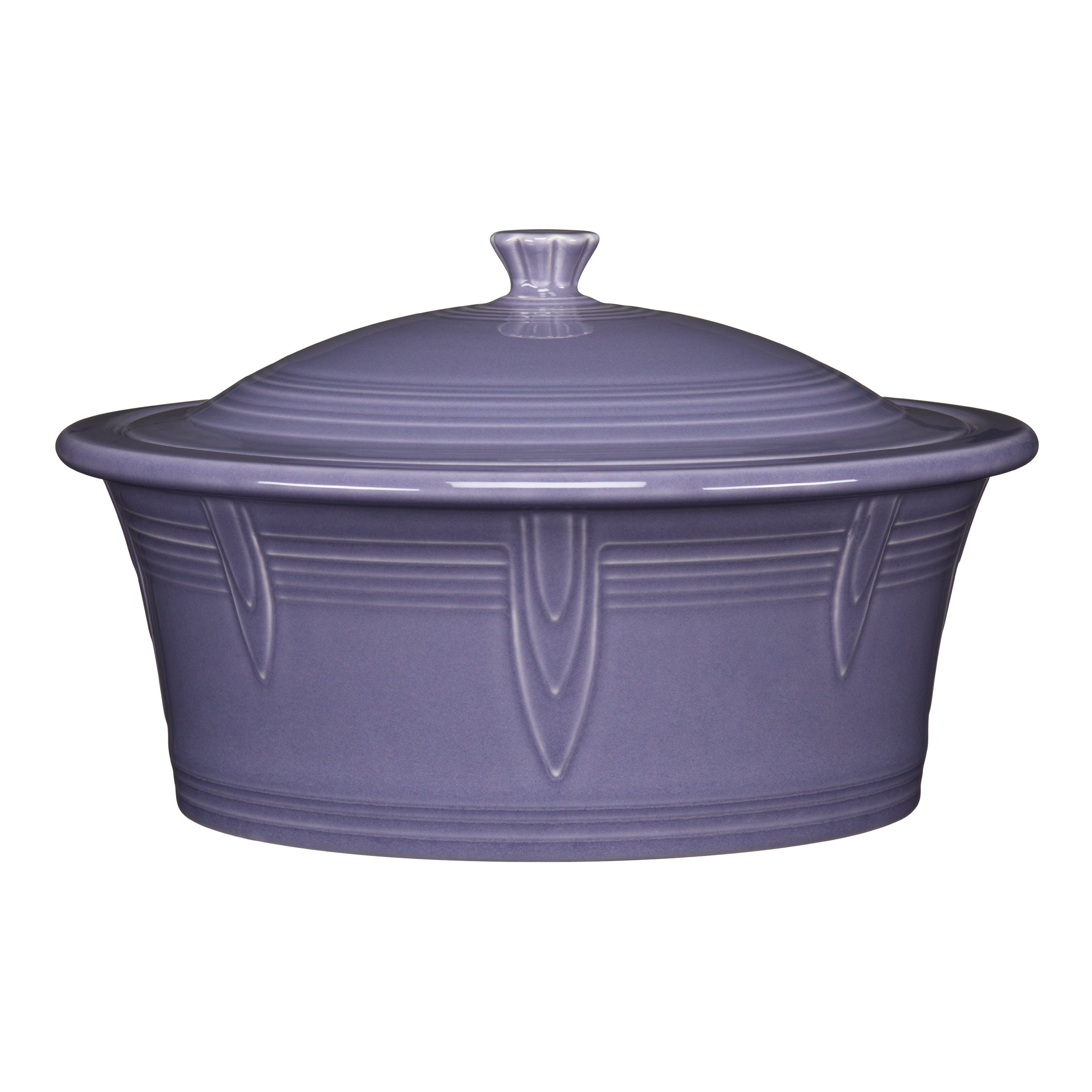 Fiesta Lavender Large 10 Inch Round Covered Casserole 2.8 Quart