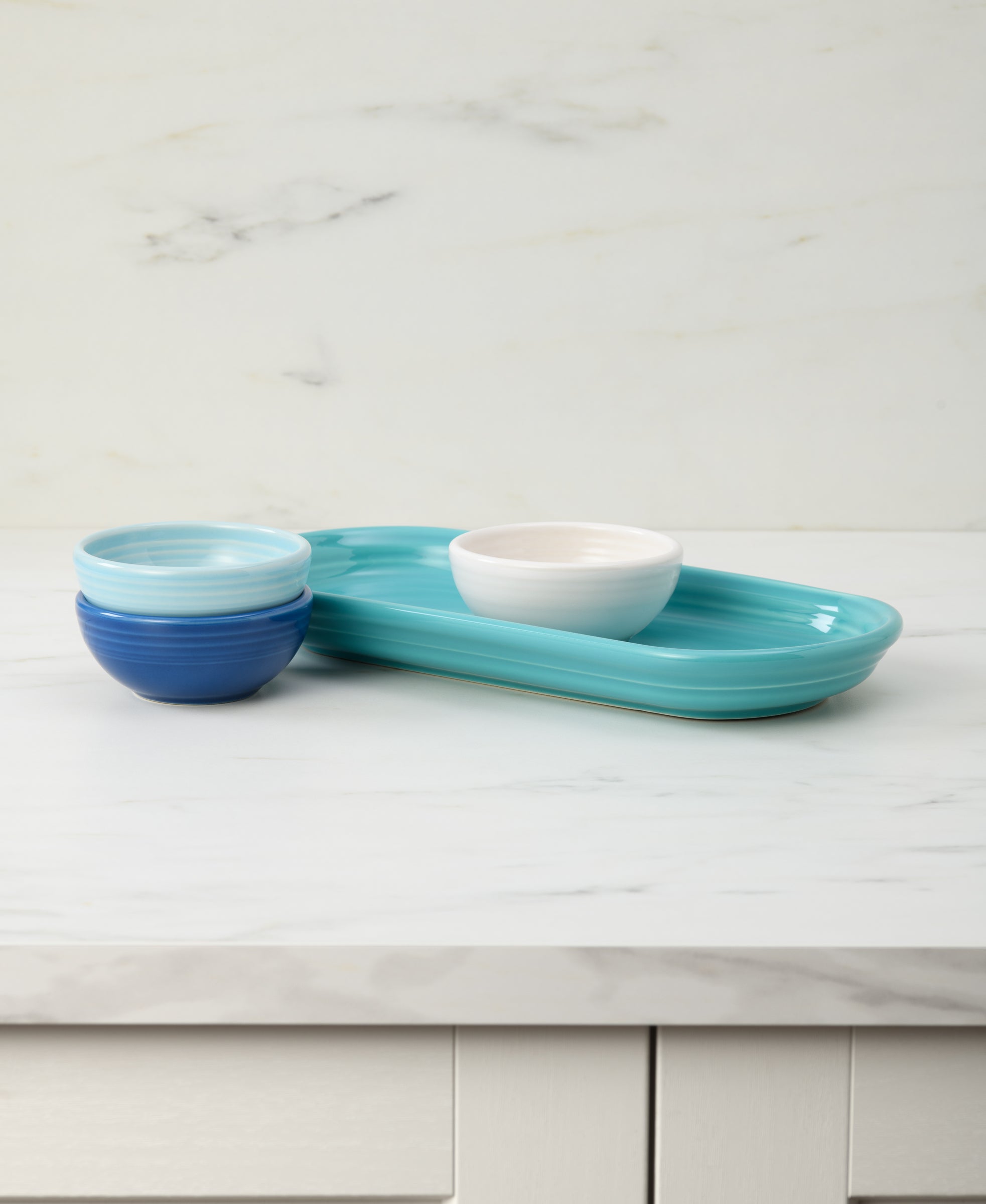 Fiesta Coastal Blues Mixed Colors 4-Piece Condiment Set - Image 2