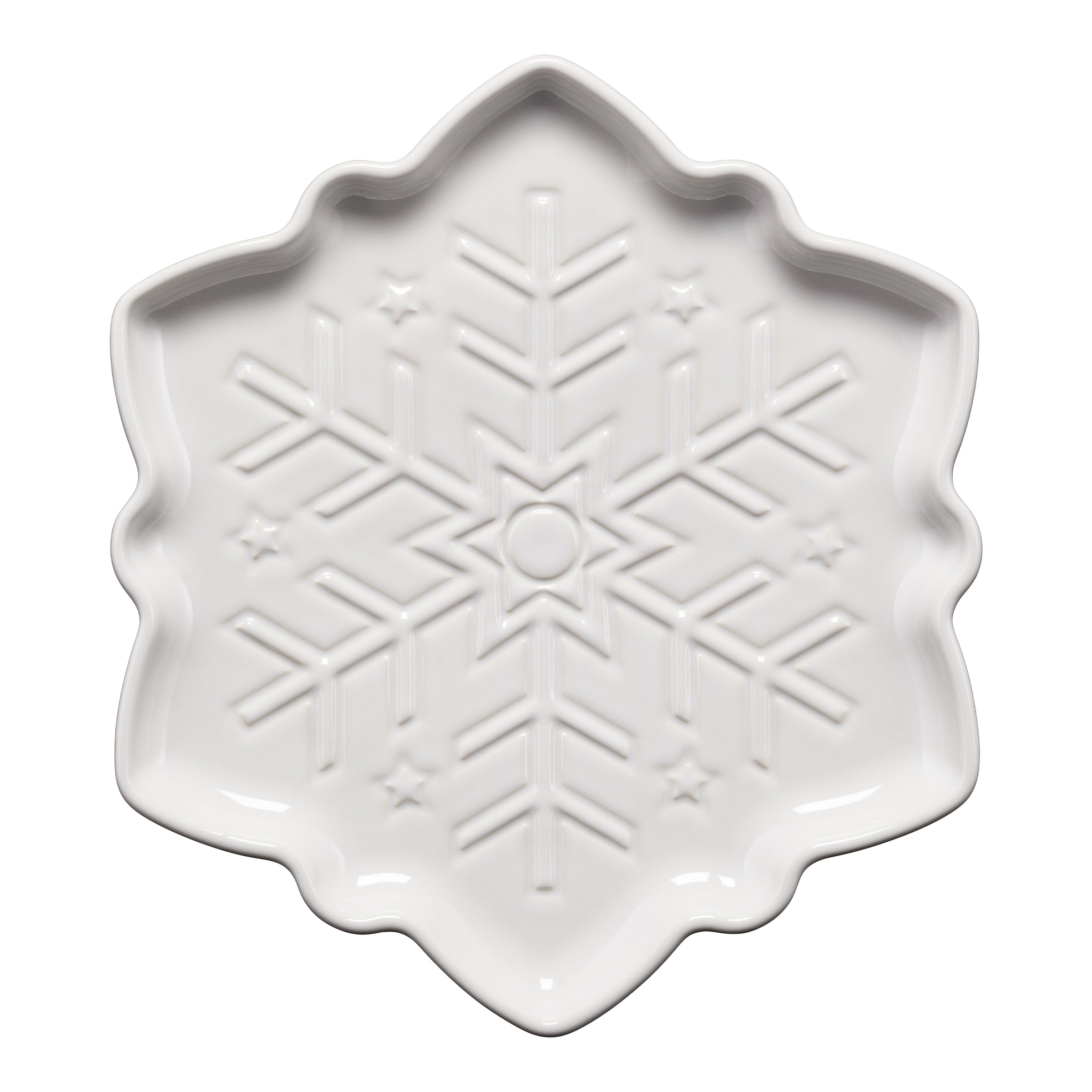 Fiesta Snowflake Shaped Plate 9 Inch