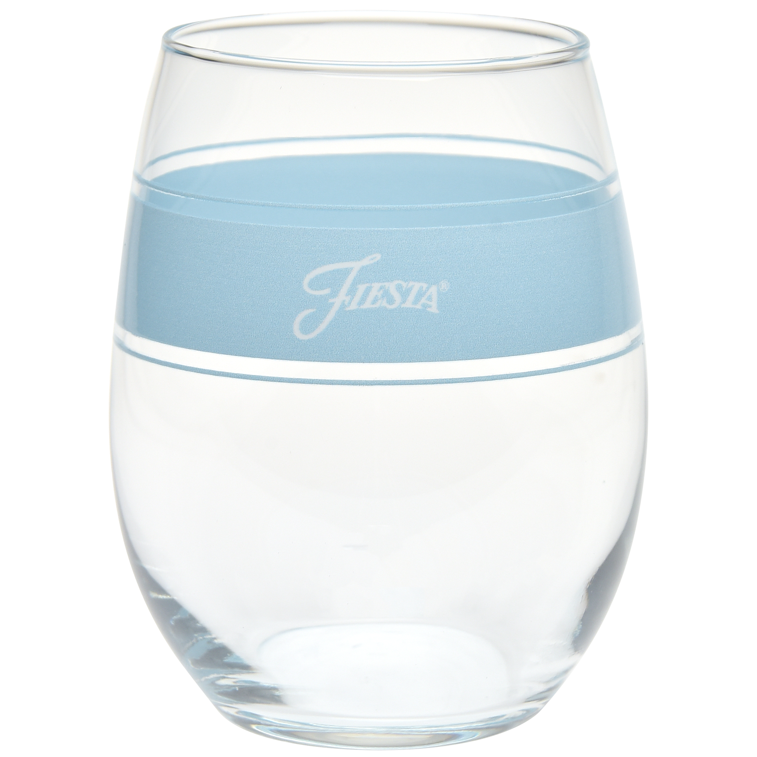 Fiesta 15 oz. Fiesta® Frame Stemless Wine Sky – Set of 4 - Image 2