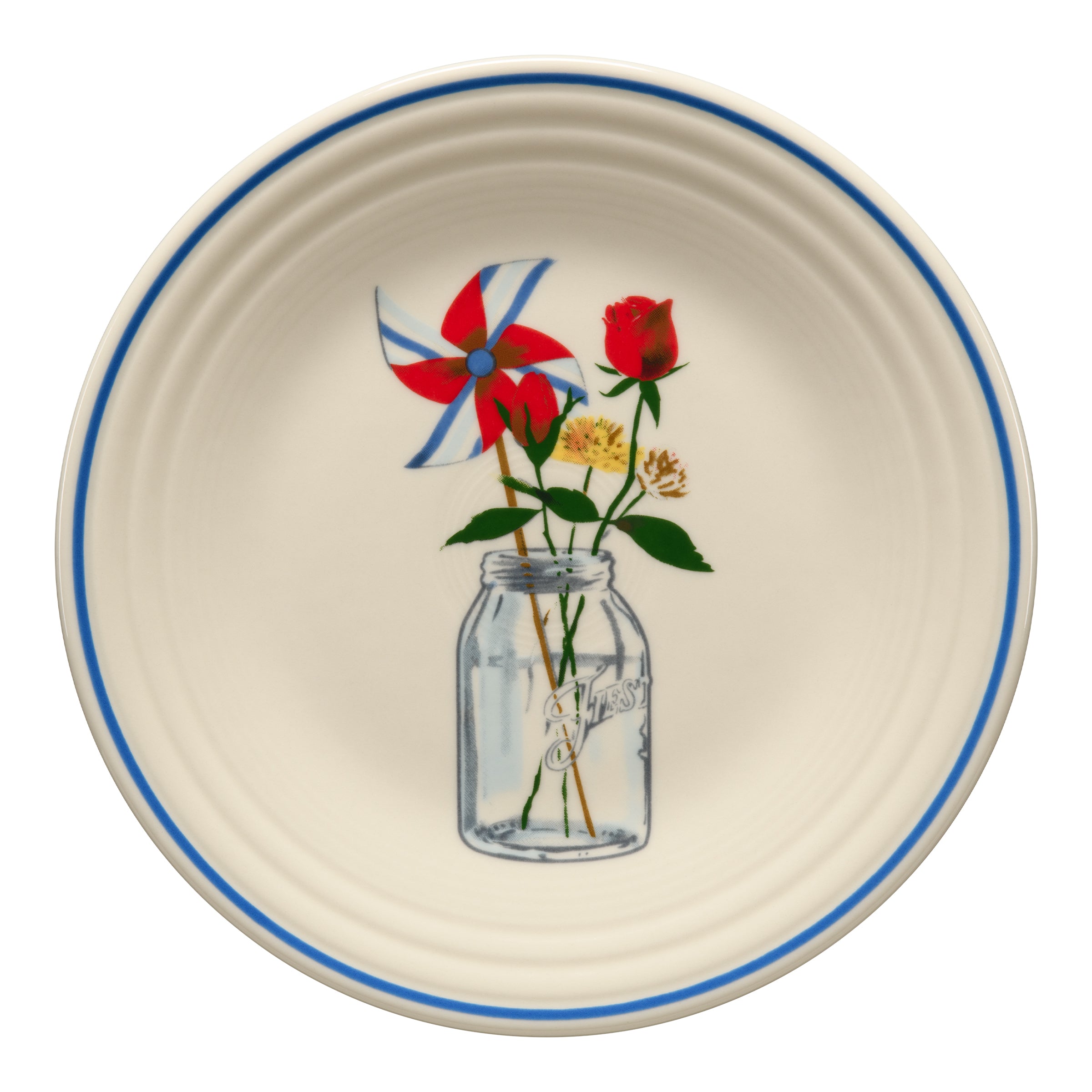 Fiesta Americana Mason Jar Classic Rim 9 Inch Luncheon Plate