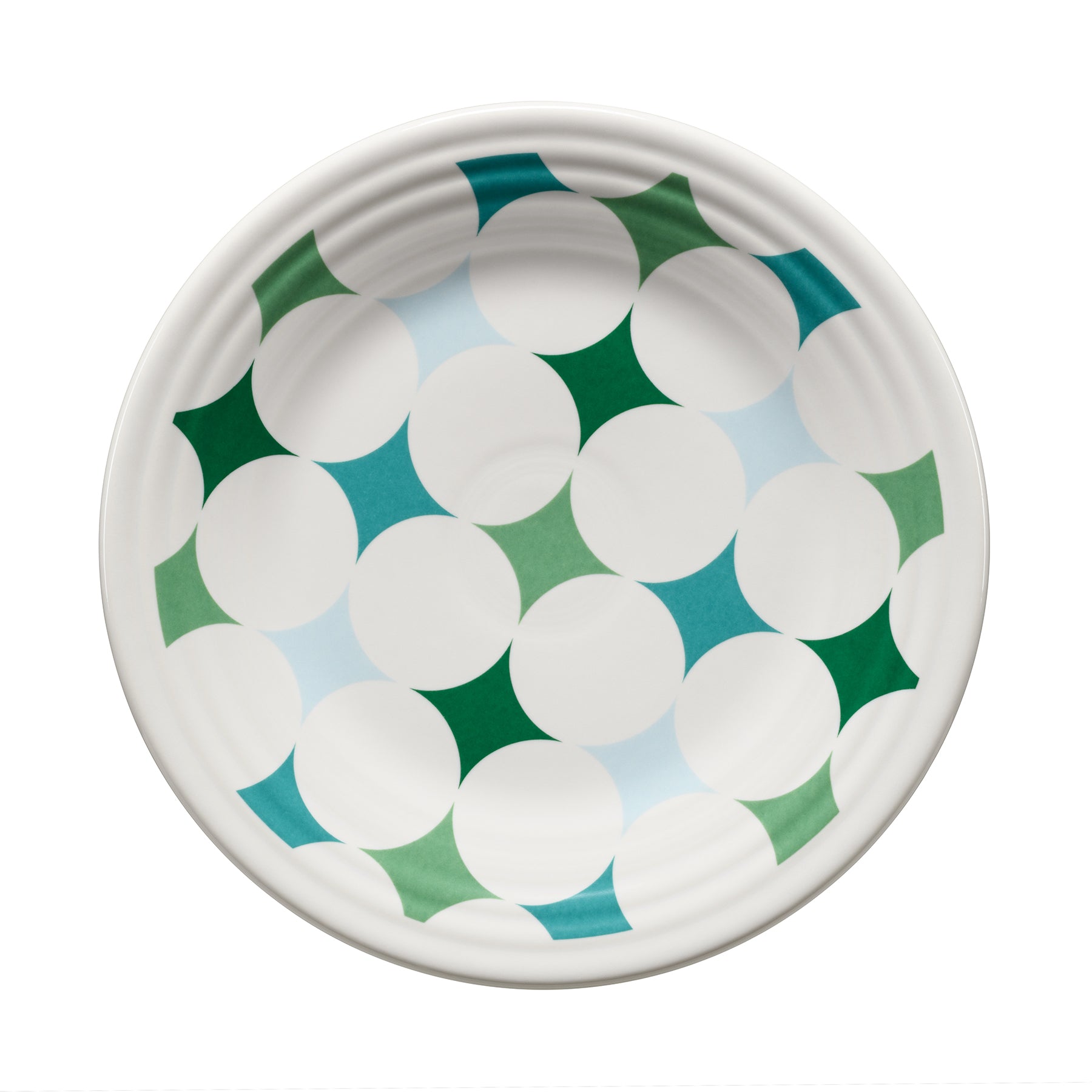 Fiesta Fiesta Aegean Kaleido Circles Classic Rim 9 Inch Luncheon Plate