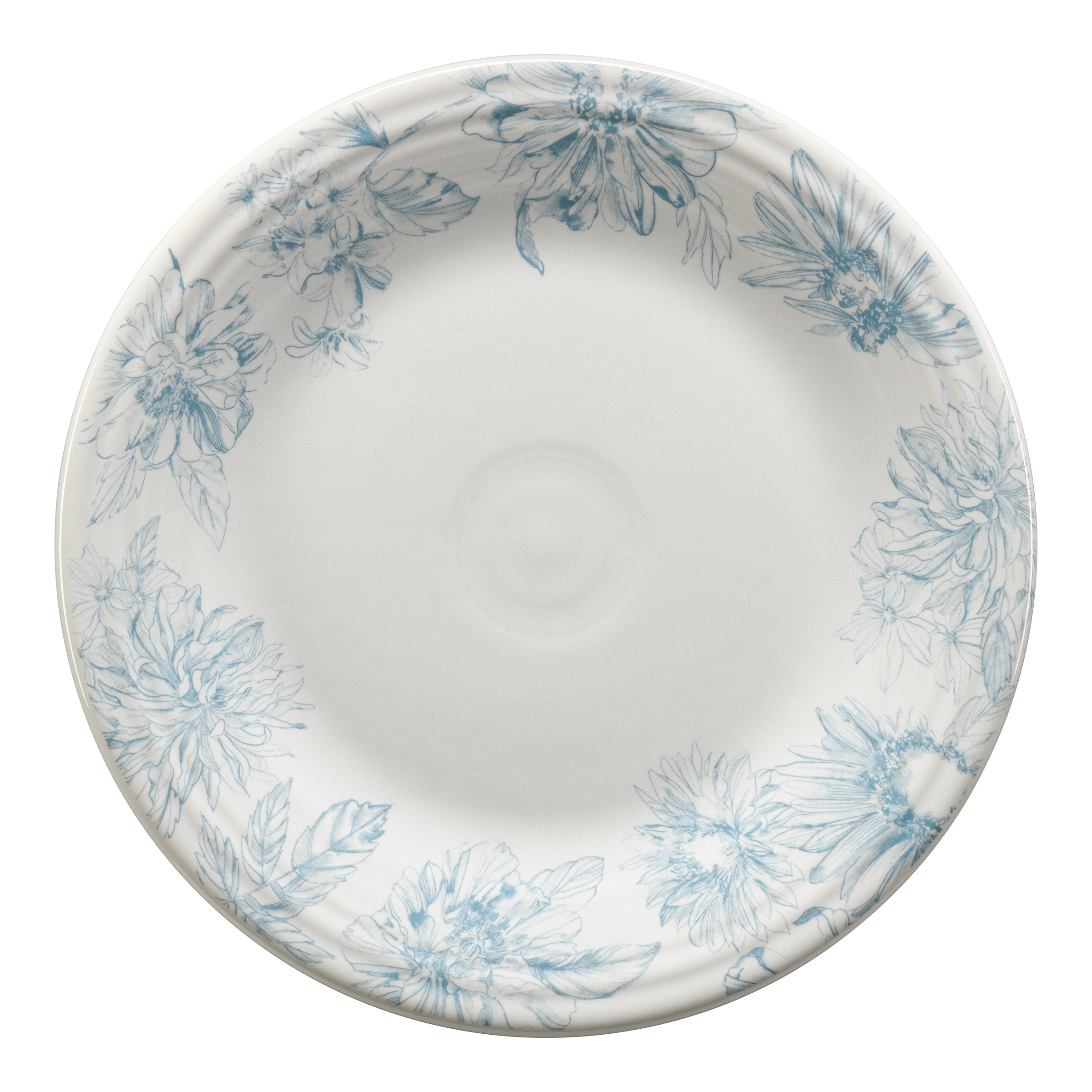 Fiesta Botanical Floral Sky Classic Rim 10 1/2 Inch Dinner Plate