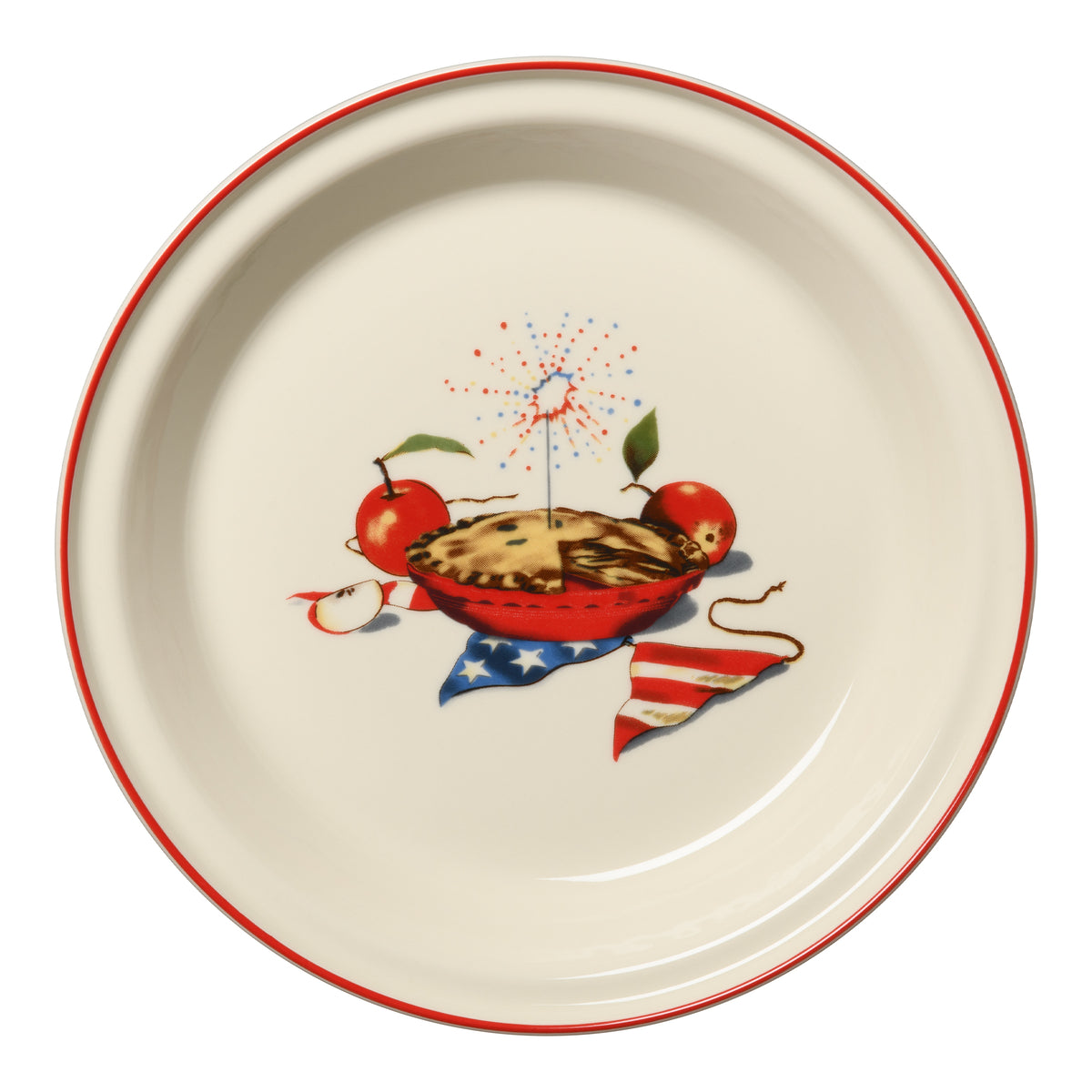 Fiesta Americana Apple Pie 10 1/4 Inch Deep Dish Pie Baker 44OZ