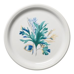 Fiesta Retired Coastal Shores Bistro Coupe 9 Inch Luncheon Plate
