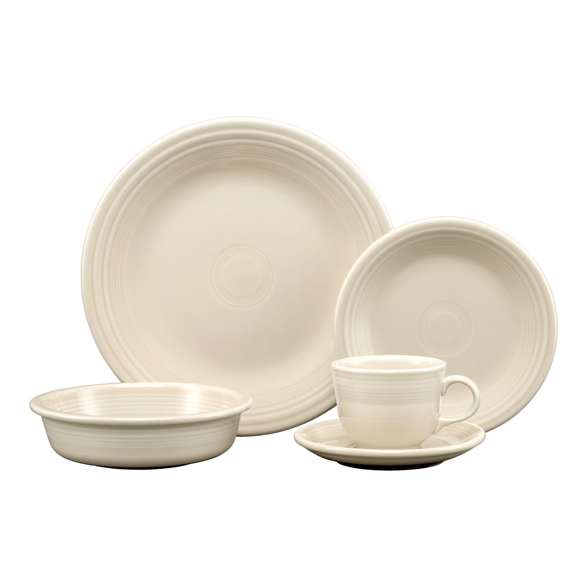 Fiesta Retired Classic Rim 5-Piece Dinnerware Set, Service for 1 - Image 10