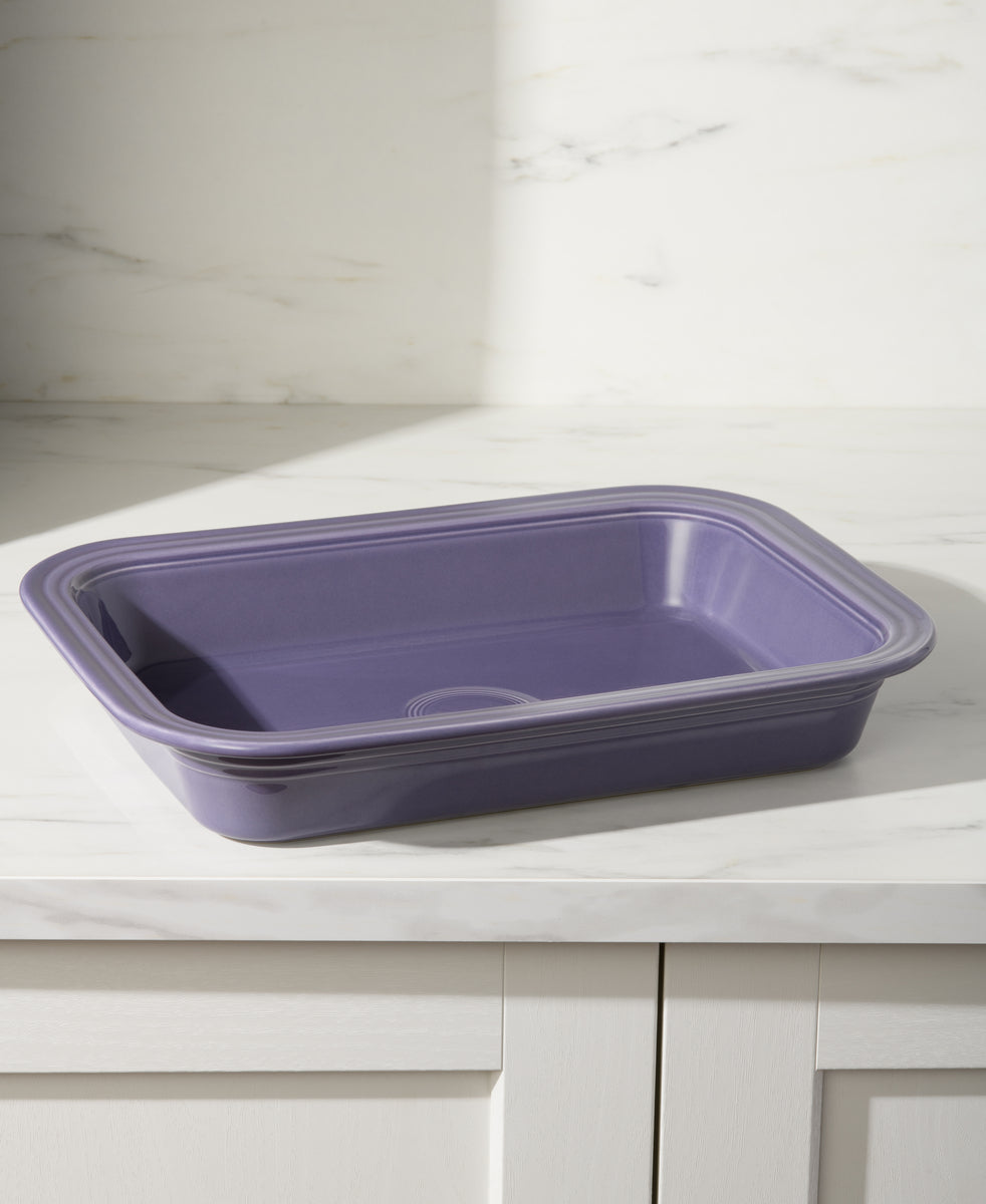 Fiesta Lavender Rectangular 9x13 Inch Baker 3 Quart - Image 2