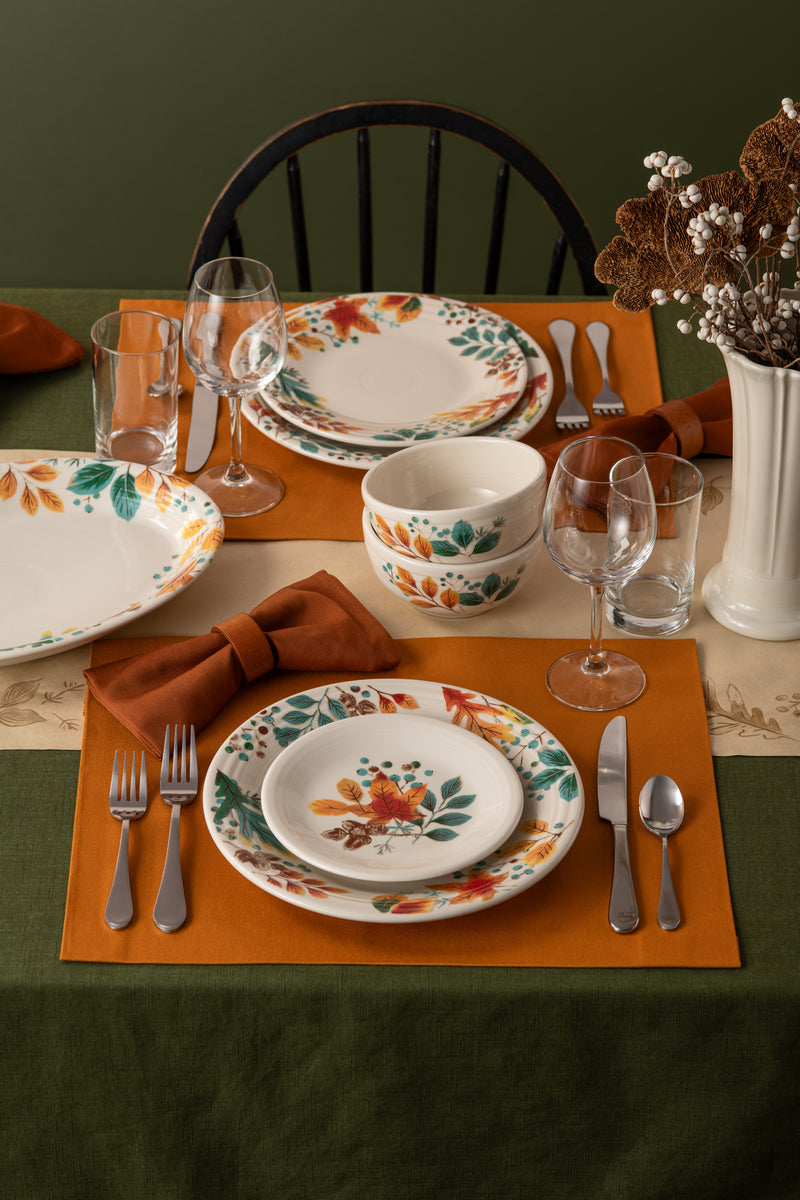 Fiesta Autumn Fields Classic Rim 10 1/2 Inch Dinner Plate - Image 3