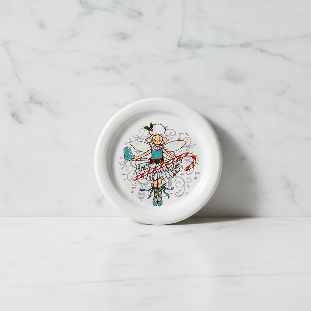 Fiesta Nutcracker Sugar Plum Fairy 4 3/8 Inch Coaster and Mug Cover - Image 2