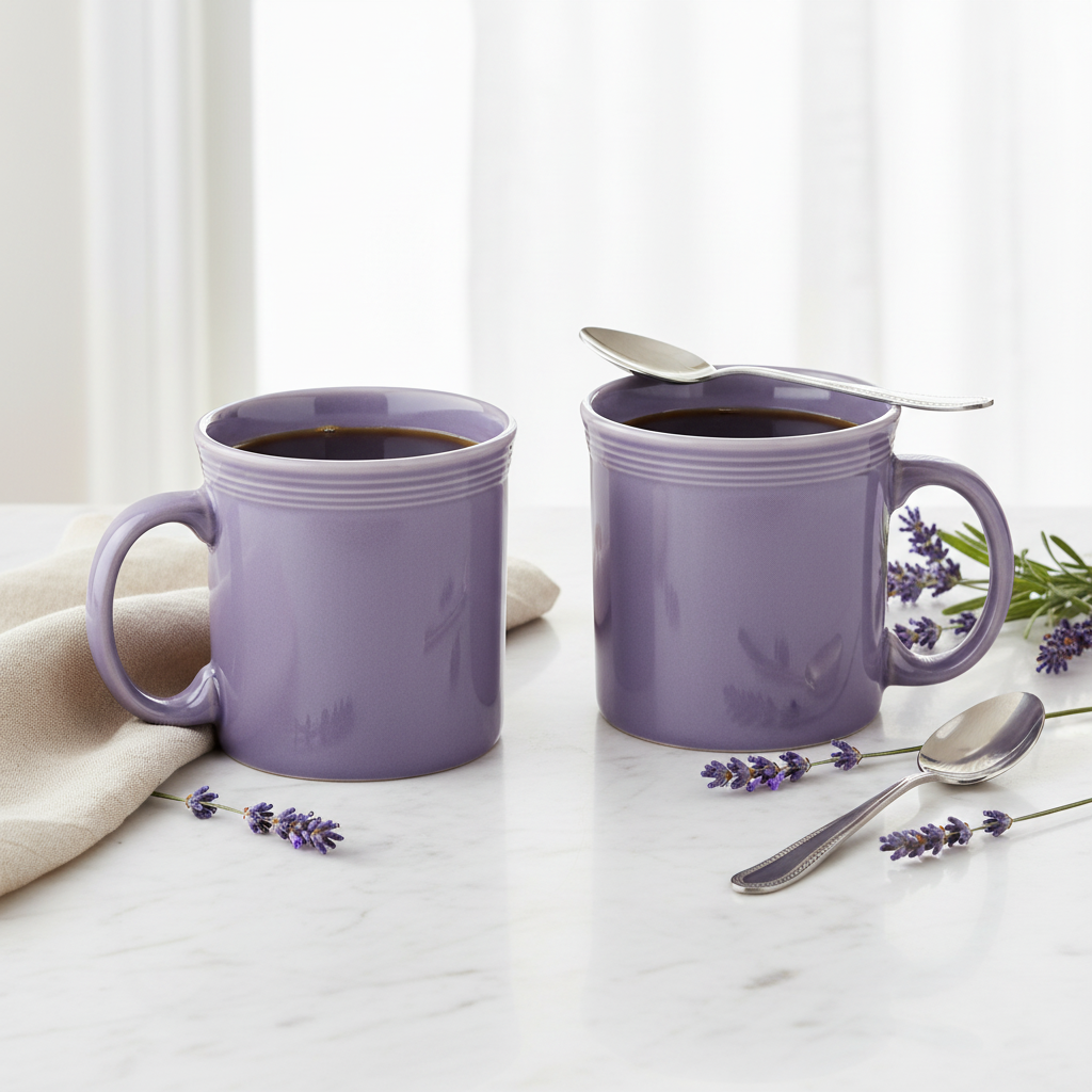 Fiesta Lavender 12 OZ Java Coffee Mug - Image 3
